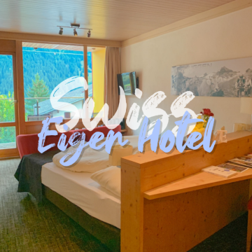 스위스 그린델발트 숙소 추천 아이거 에이저 Eiger 호텔 라이프스타일룸 +아이거 북벽 뷰
