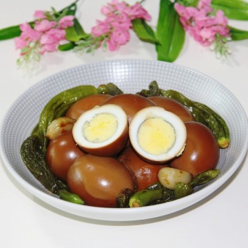 짭짤한 삶은달걀요리 꽈리고추계란장조림 만드는방법