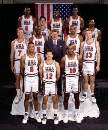 최고의 올림픽 미국 국가대표 농구팀 1탄! 드림팀의 시초 1992년 바르셀로나  선수단