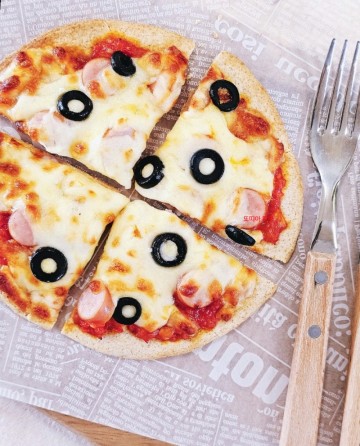에어프라이어 또띠아 피자 레시피 집에서 피자소스 만들기