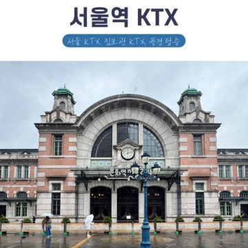 서울역 KTX 짐보관 풍경 탑승 후기