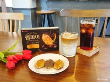 립파이 초코와 홈카페 레시피 아이스 아메리카노 바샤 드립백 커피