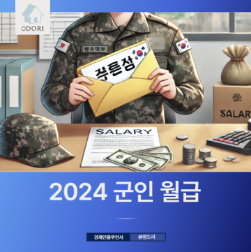 2024 군인월급 (병장월급 상병 일병 이등병) 2025년에는 얼마일까?