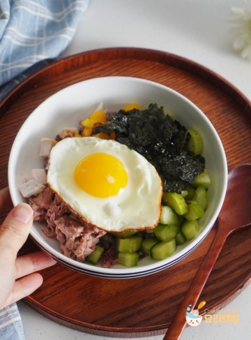 오이참치비빔밥 참치오이비빔밥 만들기 소스 다이어트음식 닭가슴살 요리