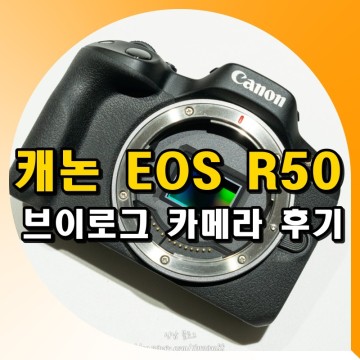 미러리스 브이로그 카메라 캐논 EOS R50 동영상 사진 후기