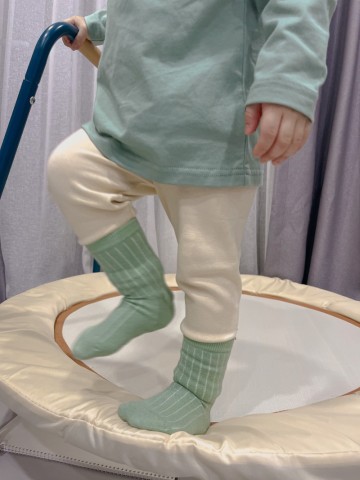 코니 아기 레깅스 편한 실내복 양말 어린이집등원룩