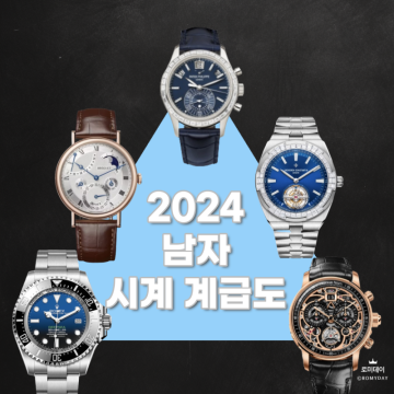 2024 남자 시계 계급도 등급 명품 시계 브랜드 순위