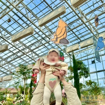 수원 아기랑 일월수목원 실내온실, 대형 곰돌이푸