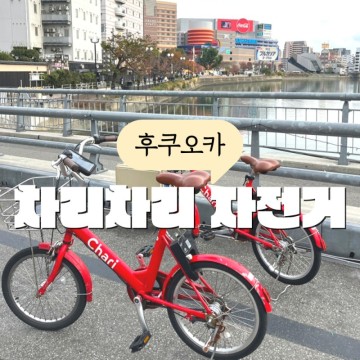후쿠오카 자전거 여행 차리차리 렌탈 이용방법 후기