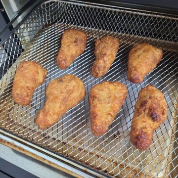 고메 소바바 치킨 소이허니 봉 후기, 에어프라이어 냉동 간장치킨 닭봉구이 간편식 데우기