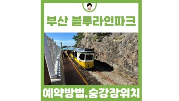 부산 놀만한곳 해운대 블루라인파크 해변열차 바다열차 예약