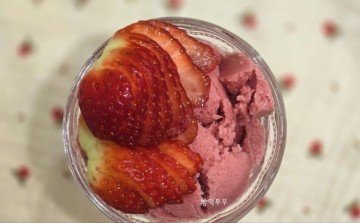 홈메이드 딸기 아이스크림 레시피 믹서기 요리 바이타믹스 a3500i