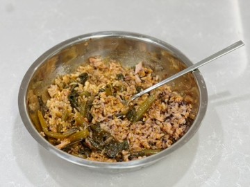 갓김치 참치 비빔밥 만들기 레시피 재료 간단한 집밥 메뉴 추천