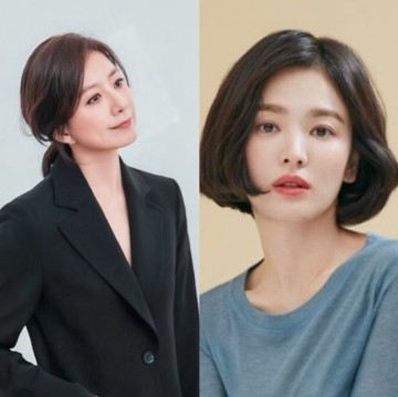 40대 50대 어려보이는 중년 여성 헤어스타일 - 김희애 송혜교 단발펌