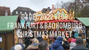 04 DEC 2022 VLOG Frankfurt & Bad Homburg Christmas Market 프랑크푸르크 바트 홈부르크 크리스마스 마켓