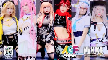 Cosplay Models in AGF 2023 게임 '니케' 부스 코스프레 모델 Game NIKKE Booth ｜韓国コスプレ