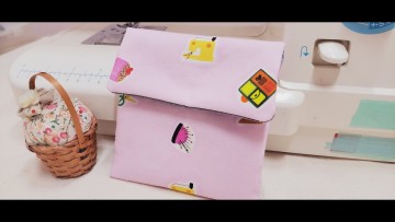 소지품, 생리대파우치 만들기 ㅣ How to make a mini  sanitary pad pouch