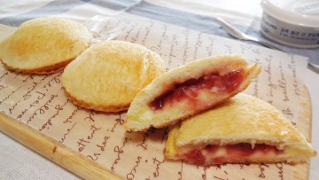 포켓샌드위치 딸기크림치즈빵 만들기