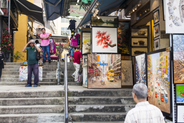 홍콩 3박4일 해외자유여행 버스타고 외곽지역 스탠리마켓 이동