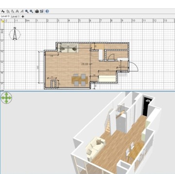 3d 랜더링, 복층 오피스텔 3d 도면 그리기, sweet home 3d, 인테리어 디자인, 리모델링 준비