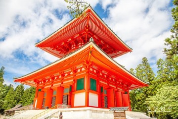 일본 와카야마현 여행, 진언종의 총본산 고야산의 곤고부지와 단상가람