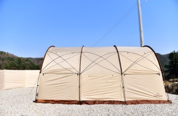 송민호 텐트, 헬리녹스 터널 텐트 스타일 에스뿌아 캠핑 쉘터