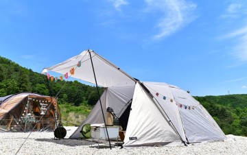 캠핑 텐트 추천 아크로 엣지 돔텐트 4인용 그늘막텐트 활용도 가능