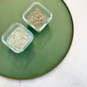 중기이유식, 근대 양배추 가지 오트밀 + 아욱 비트 표고버섯 죽