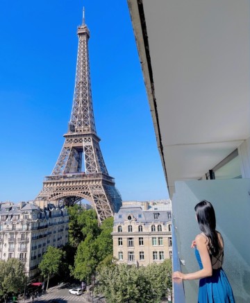 호텔 테라스 바로 앞에 에펠탑이!? <풀먼 파리 투르 에펠>에서 인생샷 찍기 & 룸서비스 후기!!
