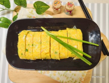 명란젓 계란말이 만들기  팬을 이용한 간단한 저녁반찬 달걀말이 만드는 법