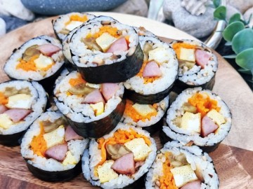 표고버섯김밥 향이 나는 김밥 면역력 높이는 건강김밥 아이들을 위한 김밥