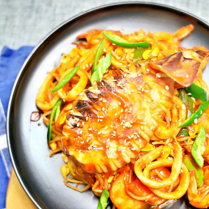 통오징어 콩나물 해물찜 만들기 레시피 오징어요리 저녁메뉴 추천