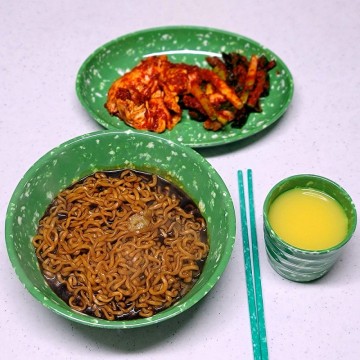 대전 선화동 실비김치, 파김치 맛나게 먹는 방법 소개(짜장라면, 동지팥죽, 칼국수)
