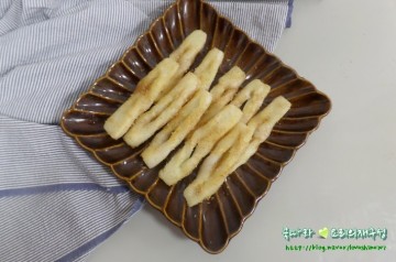 초간단 명절간식 가래떡요리 가래떡츄러스