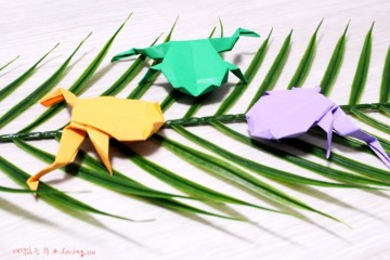 개구리 접기 펄쩍 뛰어보자! 색종이 종이접기