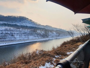 인천 경인아라뱃길 겨울 드라이브 아라마루 전망대 휴게소