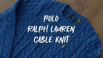[폴로 랄프로렌 Polo Ralph Lauren] 2022 S/S 남자 케이블 니트 리뷰 (사이즈 & 코디 제안)