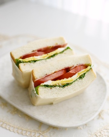 베이컨 에그 토마토 BLET 샌드위치 만들기 간단한 아침메뉴