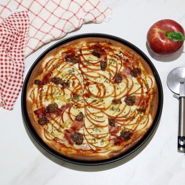 사과 피자 만들기 피자도우 만드는 법 가정용 제빵기 홈베이킹 빵만들기