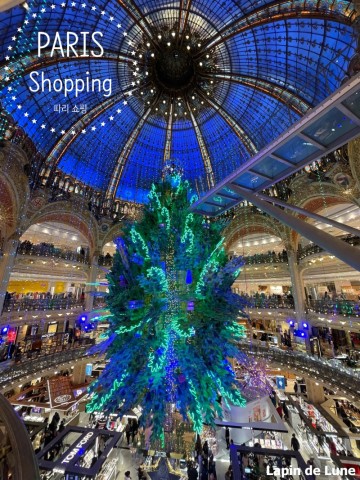[Paris] 파리 여행, 파리 쇼핑, 파리 야경 전망대, 크리스마스 분위기 제대로 느낄 수 있는 파리 백화점 갤러리에 라파예뜨, Galeries Lafayette