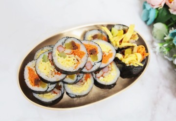 김밥맛있게싸는법 당근 김밥 만들기 집김밥 잘 마는법 속재료 오이 손질