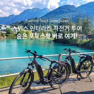 스위스 :: 신혼 여행 7일차(2) 인터라켄 자전거 대여 / 이젤발트 대신 갔지만 대 만족한 튠호수 근처 숨은 스팟