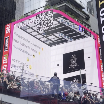 [ UiD & Adler ] Time Square < Get Control > Campain , NYC & 개인 메타버스 전시관 소식