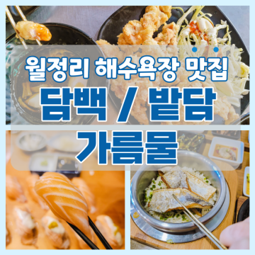 제주 월정리 맛집 (갈치솥밥, 초밥, 흑돼지 짜장면까지)