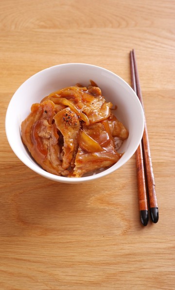 일본식 돼지고기 덮밥 부타동 만들기