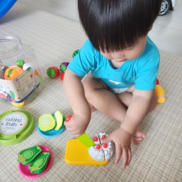18개월 아기 장난감 주방놀이 과일자르기 (내돈내산)