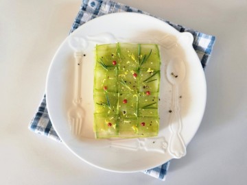 오이토스트 나혼자산다 전현무 명란 크림치즈 오이 샌드위치 만들기 격자무늬 만드는 방법