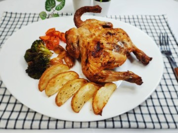 에어프라이어 닭구이 에어프라이어통닭 닭요리 레시피