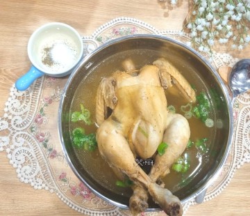 냄비 삼계탕 끓이는법 시간 재료 알토란 삼계탕용 닭손질 하는법