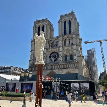 프랑스 파리 여행 노트르담 대성당 화재 후 복원 모습